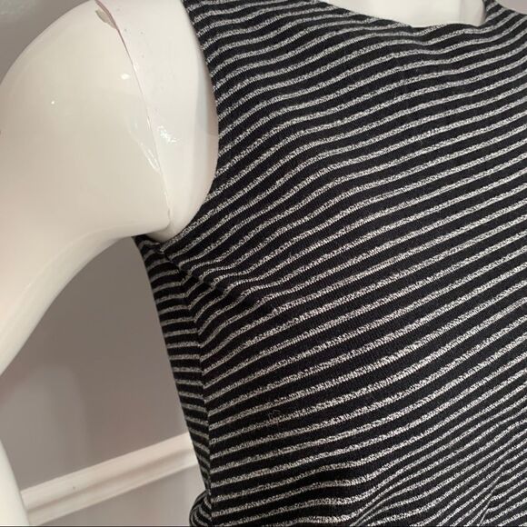 Madewell black & white striped crop top - XXS - Picture 5 of 8